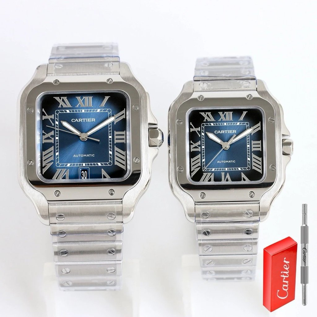 Cartier SANTOS Series Watch Technology Features: 1 ️ Mirror: Sapphire ...