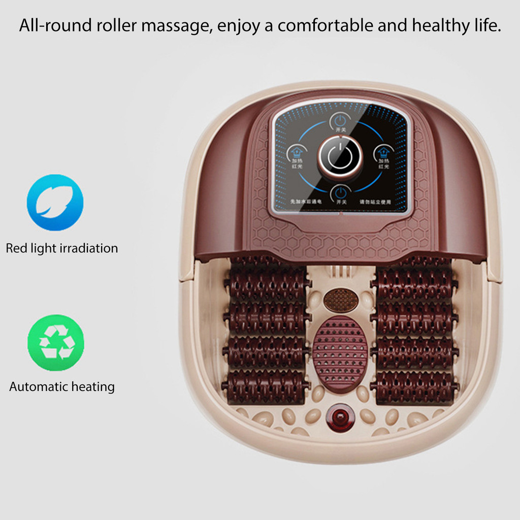NEWARRIVAL 12-Roller Foot Spa Machine, Foot Bath Tub, Foot Massager ...