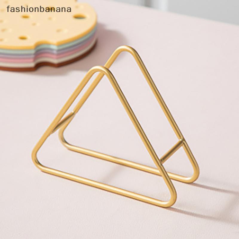 FBPH Bless Coaster Holder Stand Rack Dish Triangle Coasters Support ...