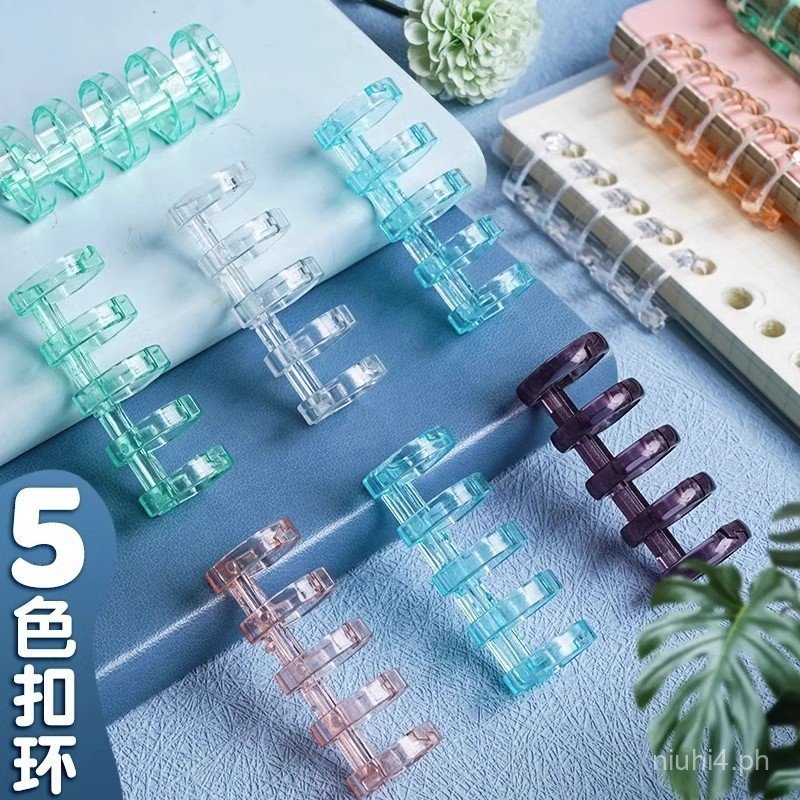 5Loose-leaf Notebook Binder Ring Binder Clips Book Rings diy Coil Ring ...
