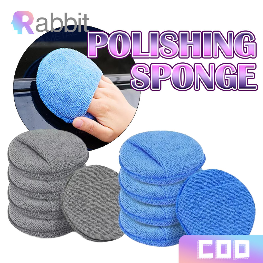 High Performance 5 Inch Car Round Waxing Polishing Sponge Superior Foam ...