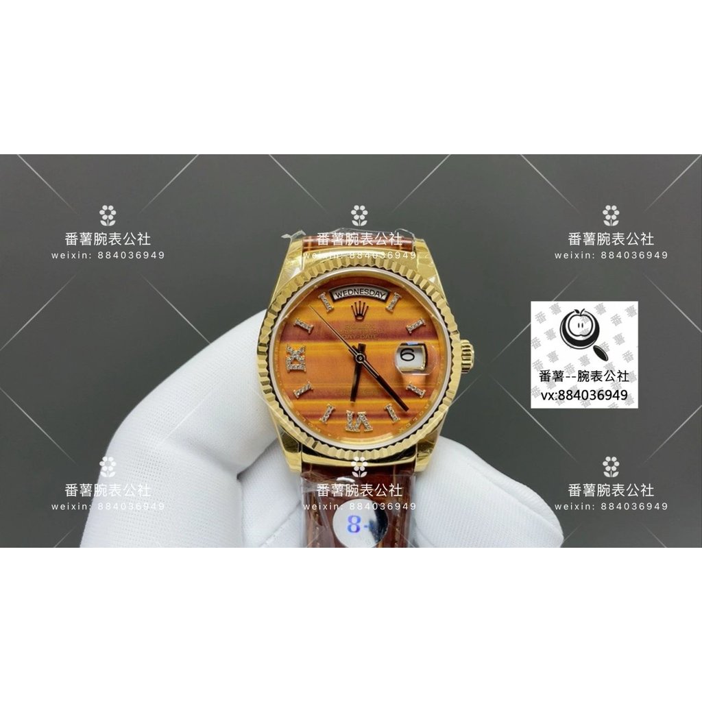 8+· Factory. Rolex Sunday Calendar Type 36MM Belt Type Close to the ...