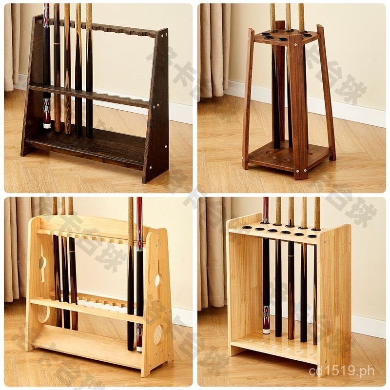 Wall-Mounted Billiard Cue Rack Storage Rack Floor Rack Cue Billiard ...