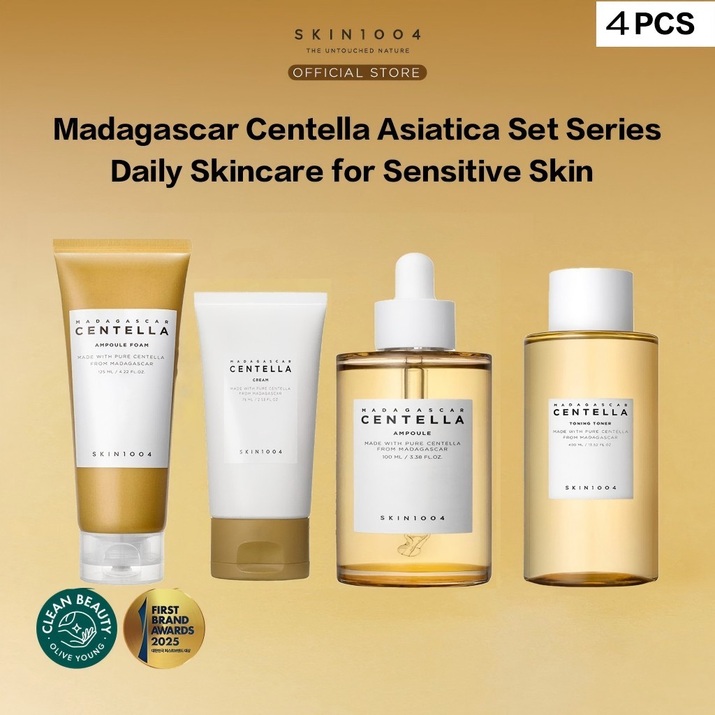 Skin 1004 Madagascar Centella 5pcs Set Cleansing Oil+Ampoule Foam ...
