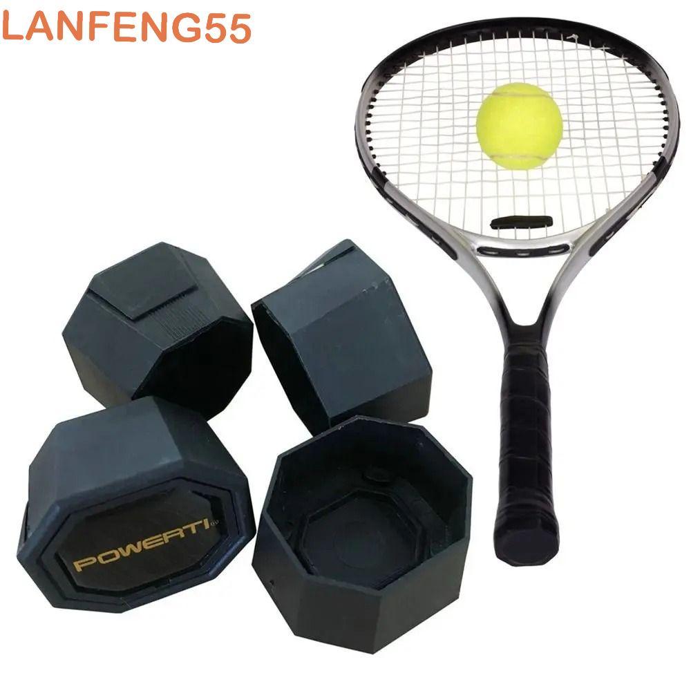 MALIX Tennis Racket End Cap, Shockproof 360 Degree Racquet Damping ...