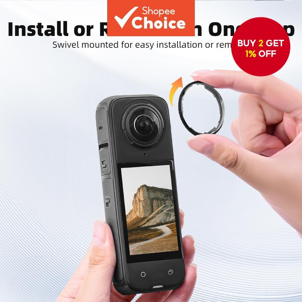 New Flymile Lens Guards Cap for Insta360 X4 - Anti-Scratch Protector ...