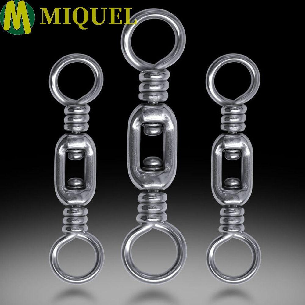 MIQUEL Fishing Swivels, Snap Rolling Ball Bearing Fishing Connector Pin ...