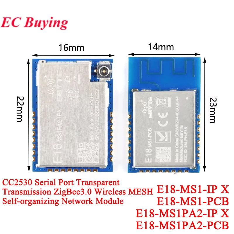 CC2530 Zigbee 2.4GHz Wifi Wireless Transmitter Receiver Board Module ...