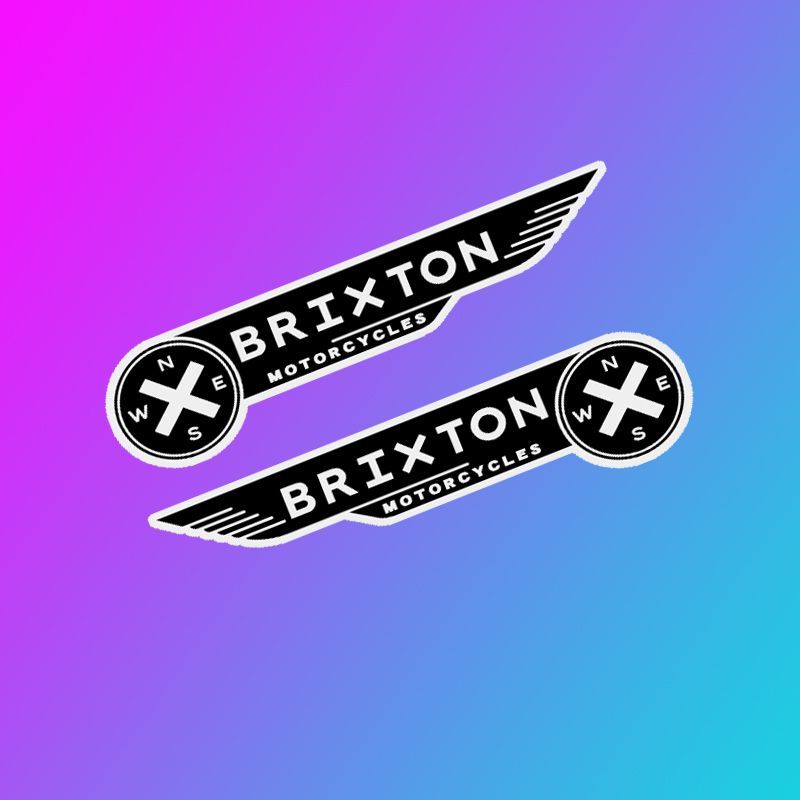 Suitable for Brixton Brixton High Gold Motorcycle Fuel Tank Decorative ...