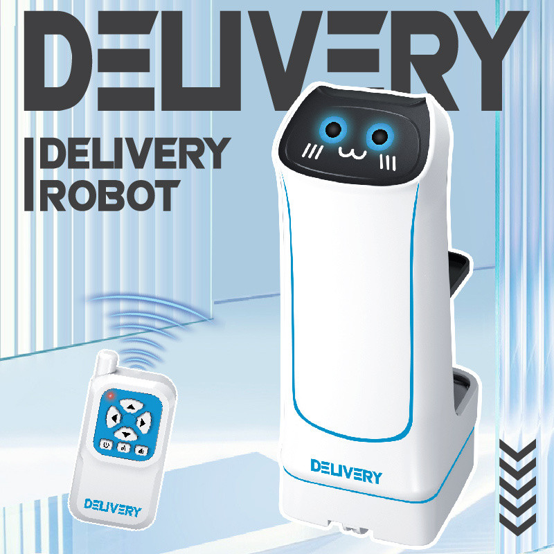 Hot Sale 2.4G Remote Control Food Delivery Robot RC - Kids Interactive ...