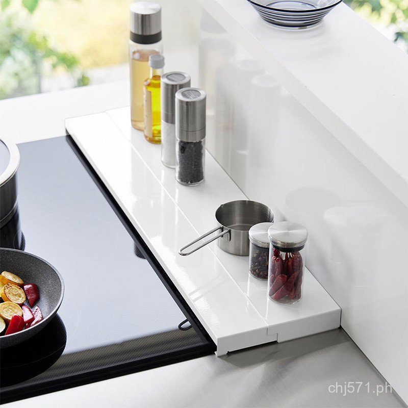 Kitchen Desktop Organizer Pot and Utensil Layered Storage Rack Widened ...