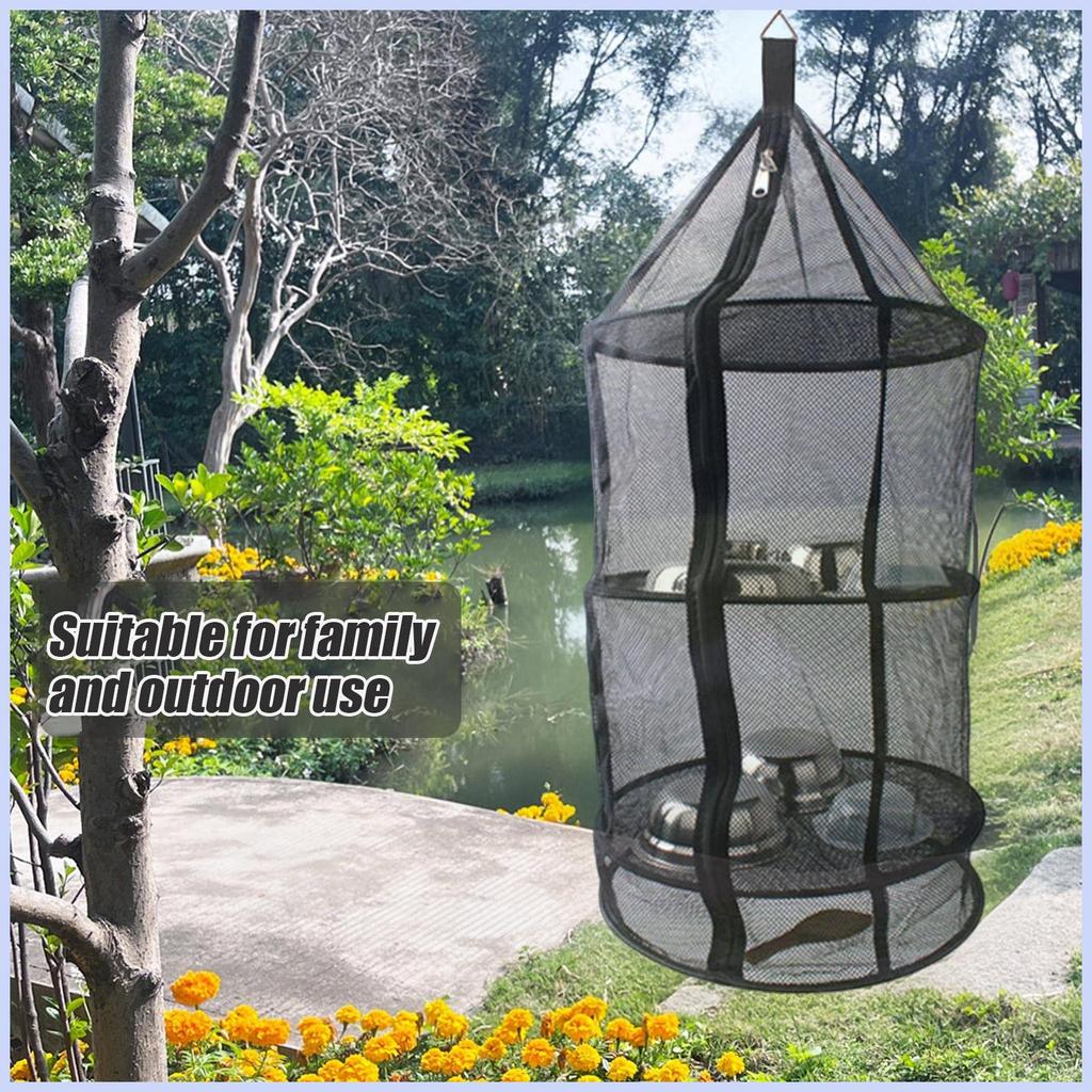 Mesh Drying Rack Zippered Laundry Drying Net Pantry Storage Aid for ...