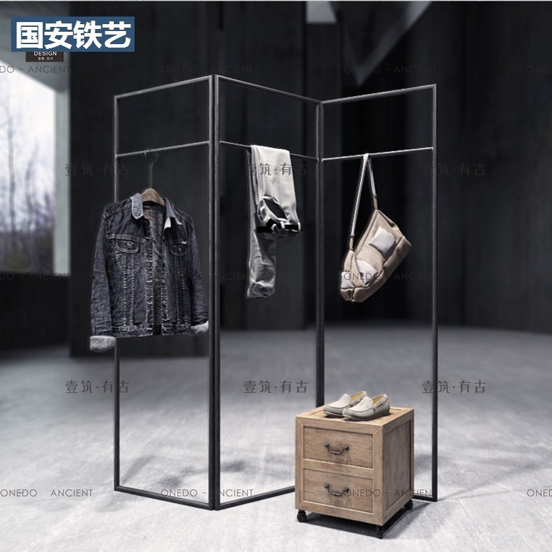 Clothing Store Display Rack Floor-standing Clothes Rack Clothing Rack ...