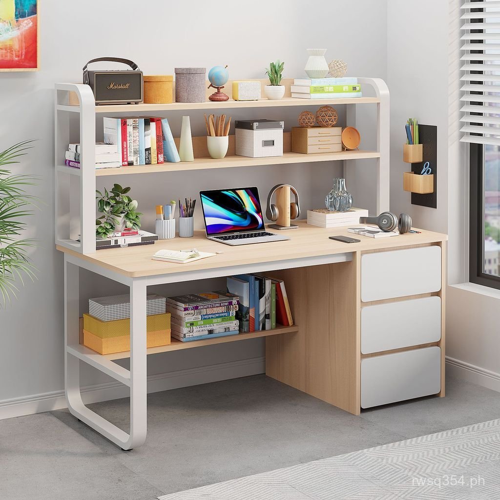 Desktop Combination Simple Writing Desk Home Student Study Desk ...