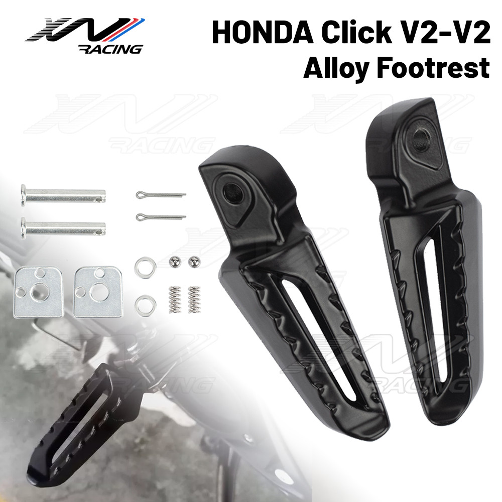 Alloy Rear Footrest for Honda Click V2 V3 Beat Fi V2 V3 - Durable ...