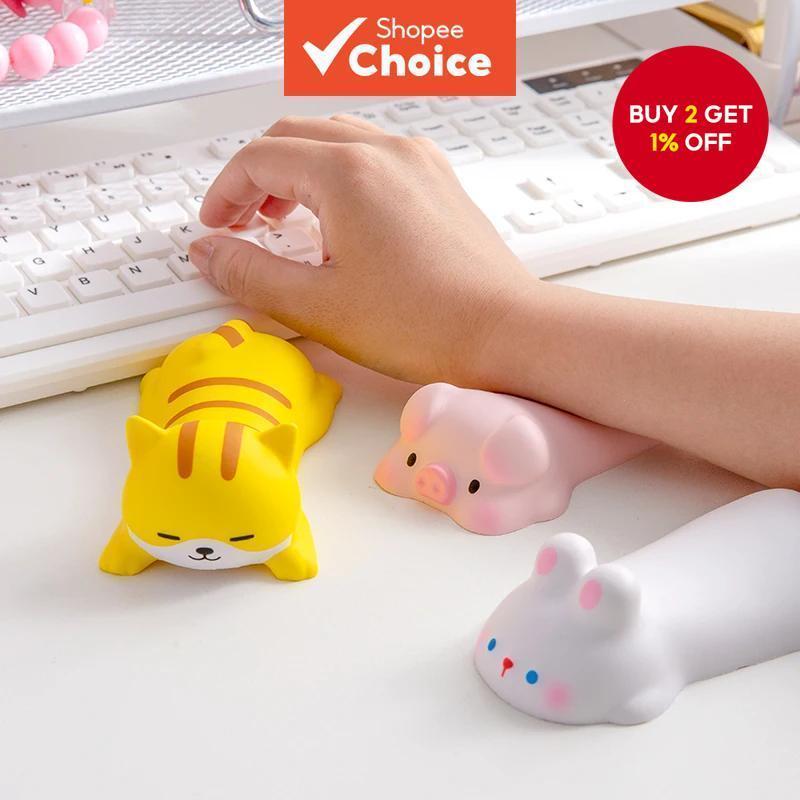 Cute Decompress Mouse Pad Cartoon Office Desk Wrist Rest Hand Rest ...