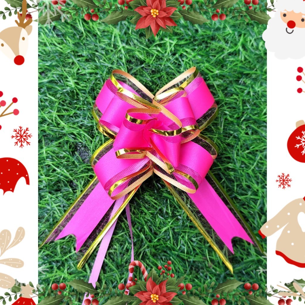 BSP PH CraftsRibbon Golden Pull Ribbon Bows Flower Ribbons Wrap Party ...