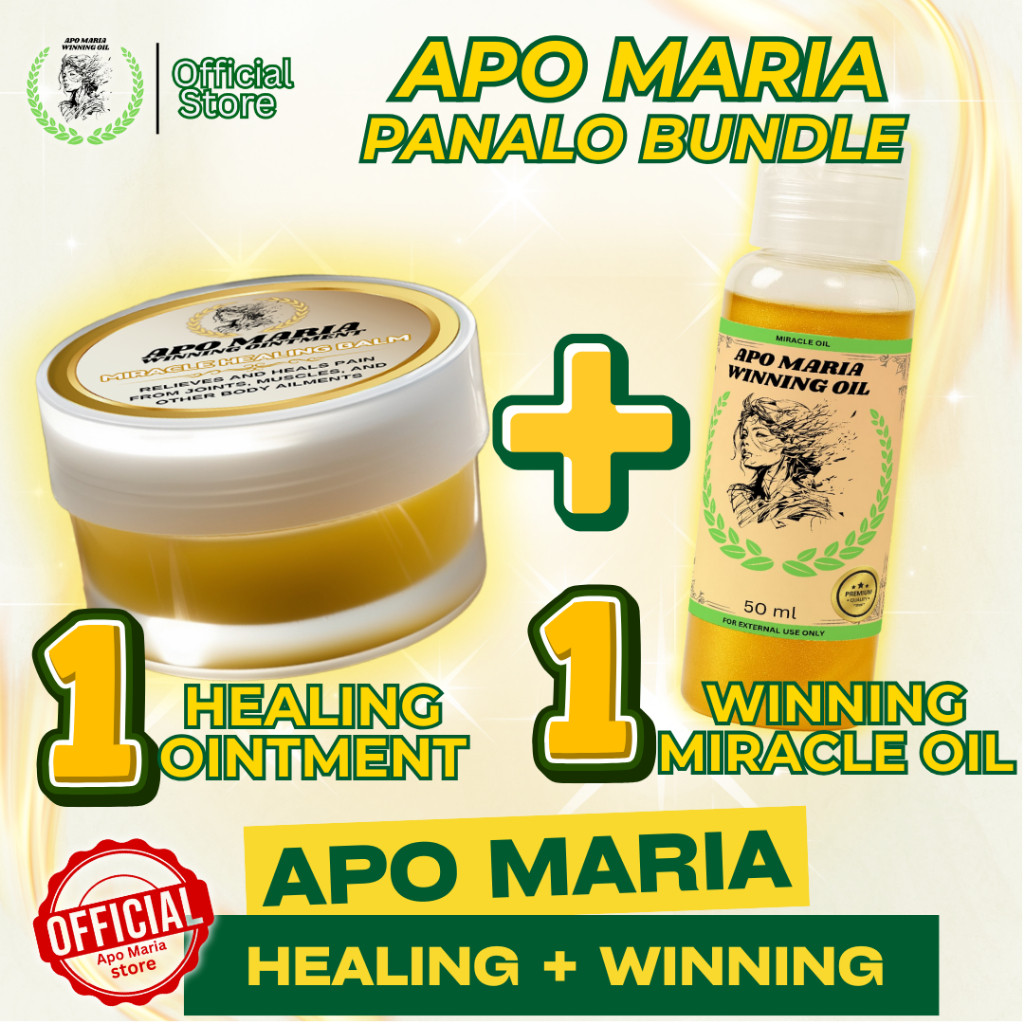 APO MARIA Panalo Bundle Miracle Healing Balm Herbal Natural Organic ...