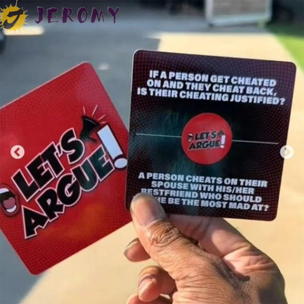 JEROMY Trap Spelling Bee Card Game, 59 Game Cards Creative Lets Argue ...