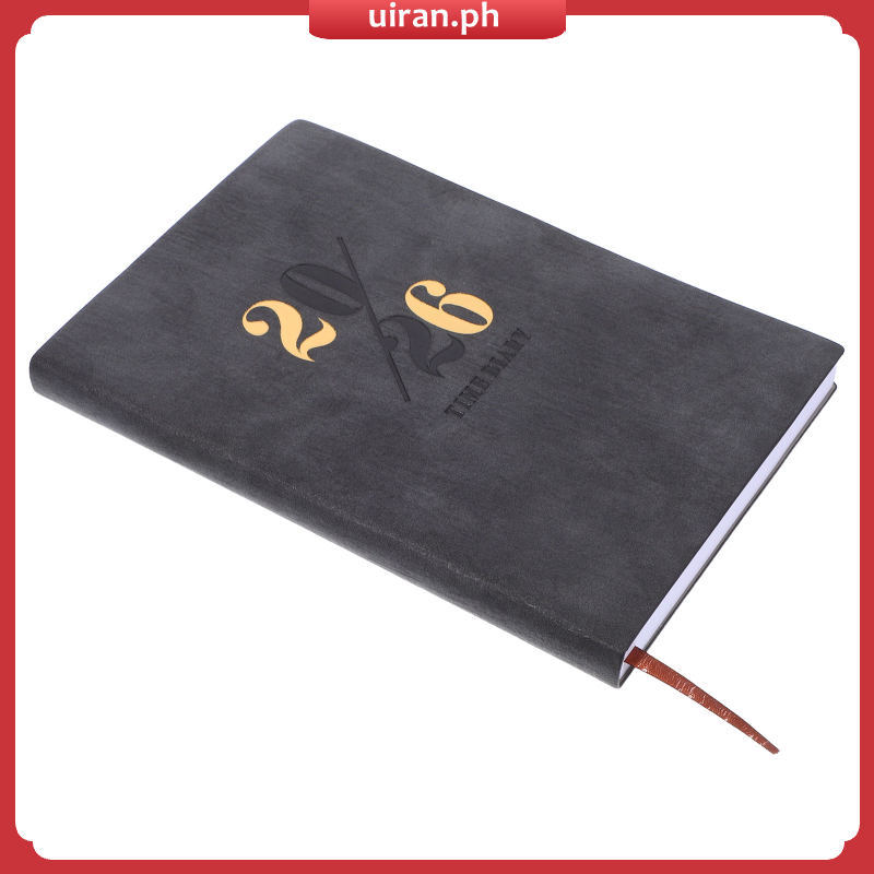 Maliit na Notebook 2026 Araw-araw na Plano Rectangular na Papel na PU ...