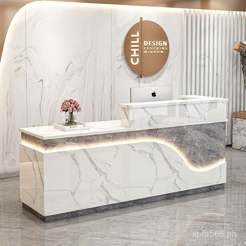 Commercial Bar Counter Lacquered Simple Counter Cashier Desk Small ...