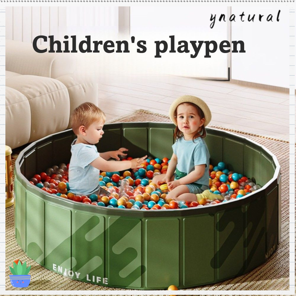 YNATURAL Indoor Pool, Round Waterproof Infant Ball Pit, Fun Foldable ...