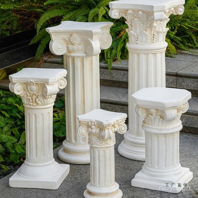 Roman Column Decorative Ornament European Style Garden Courtyard ...