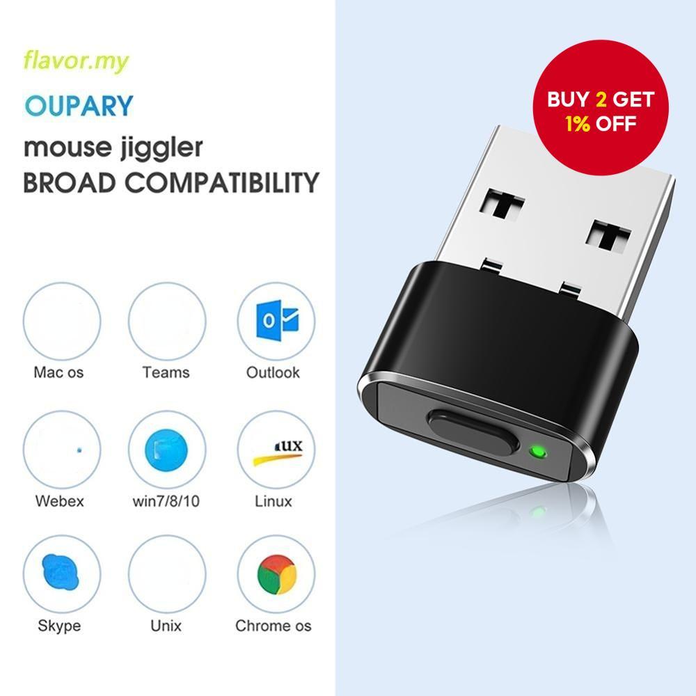 Mini Mouse Jiggler ON Off Button USB Mouse Movement Simulator for ...