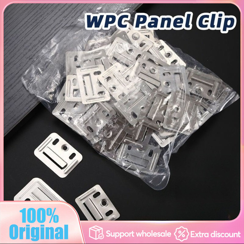 Wall Panel Installation Clips - WPC & PVC Panel Metal Fastener Clips ...