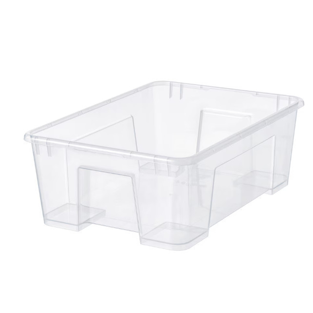(IK) 39X28X14CM 11L SAMLA BOX TRANSPARENT | Shopee Philippines