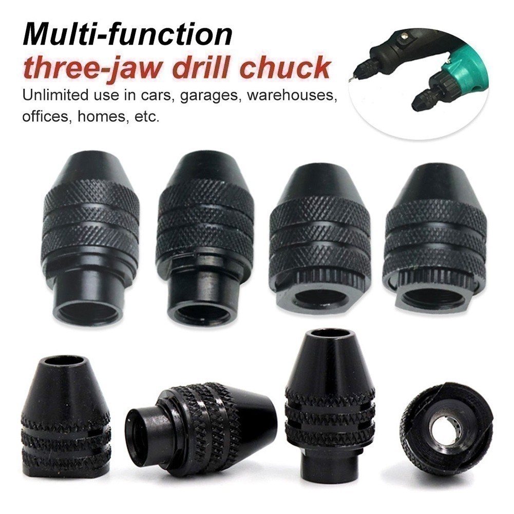 ⭐ BIG DISCOUNTS⭐ 0.3-3.4mm Mini Multi Chuck Keyless Quick Change Three ...