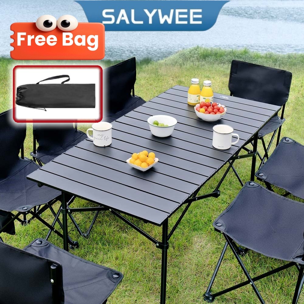 Camping Table Outdoor Folding Table High Strength Aluminum Alloy Home ...