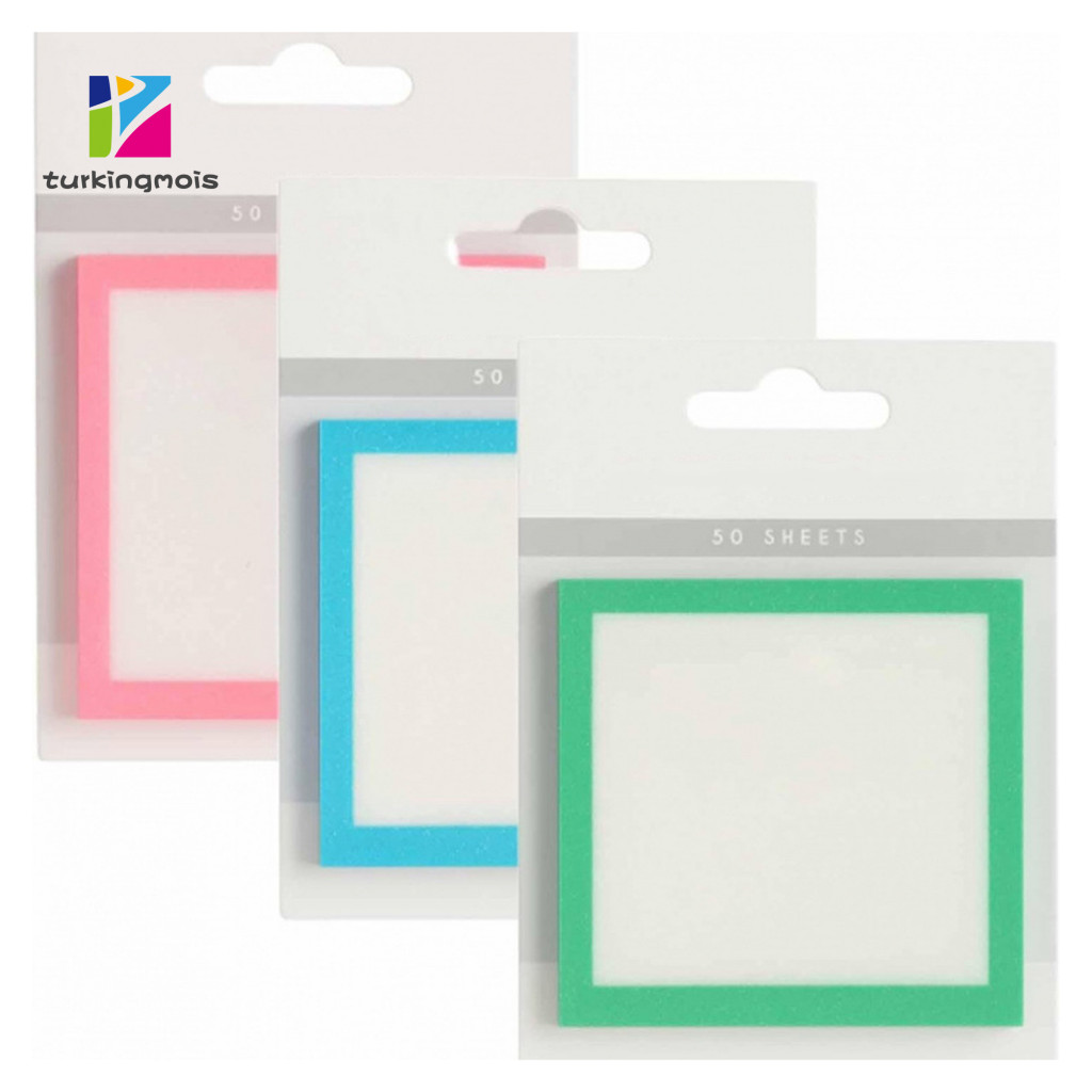 ZTUR_ Glitter Notepad Soft Colors Organization Notepad Glitter ...