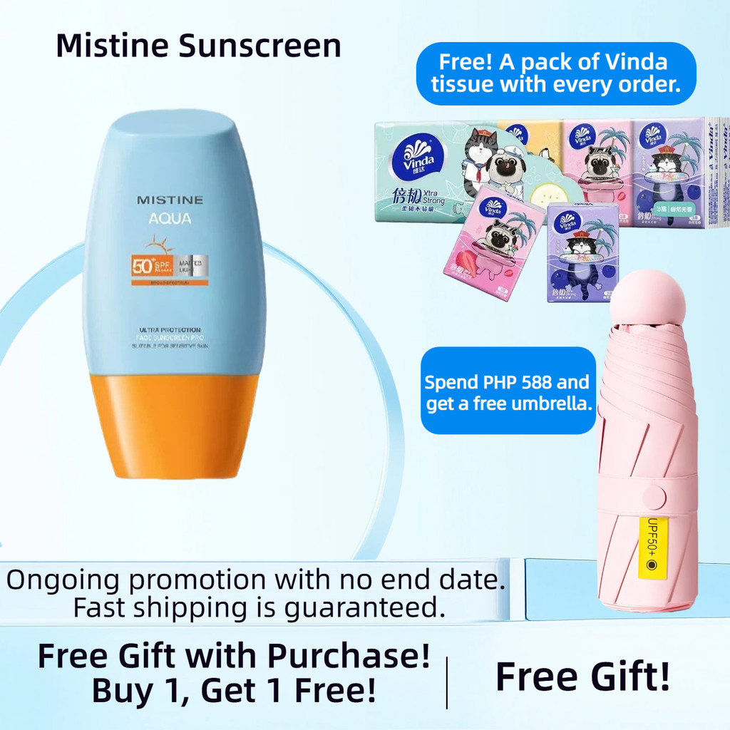 Mistine Sunscreen SPF50 PA++++ 50ml | Shopee Philippines