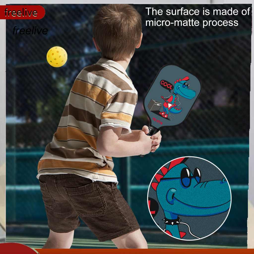 freelive| Colorful Kids Paddle Kids Pickleball Racket Kids Pickleball ...