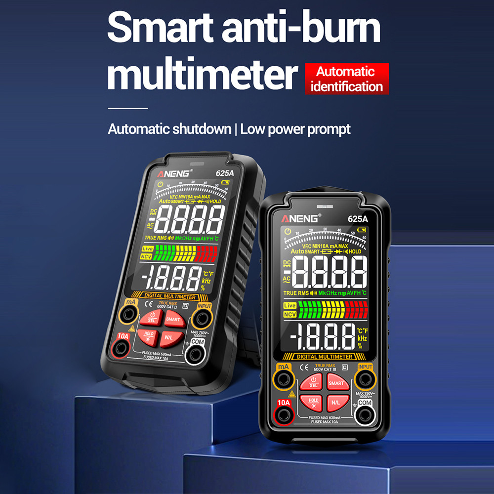 YoHi ANENG 625A Intelligent Digital Multimeter High precision Charging ...