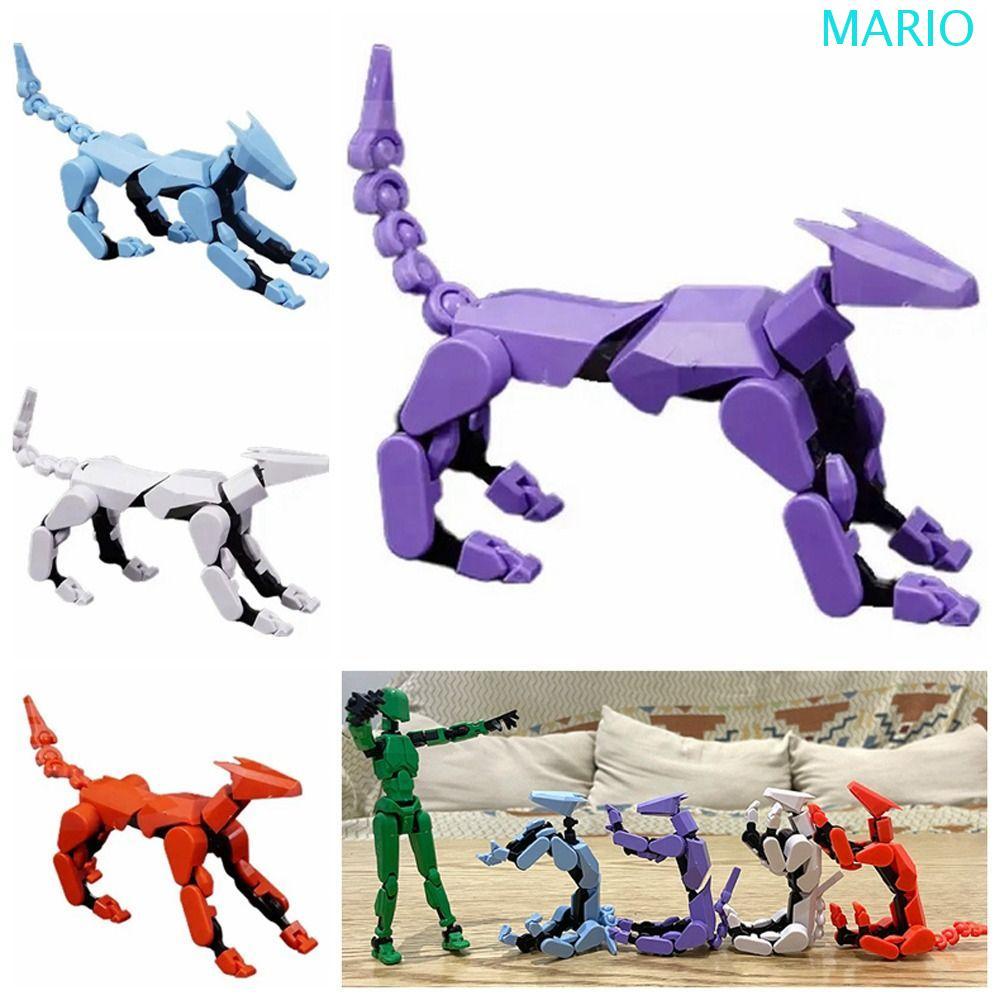 MARIO Movable Dog Figures, 3D Printed Shapeshift Lucky Character Robot ...