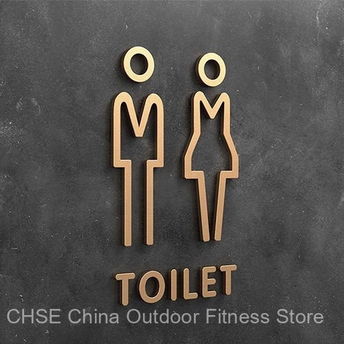 3d Sign Toilet WC Washroom Acrylic Sign Restroom Signage Restroom ...