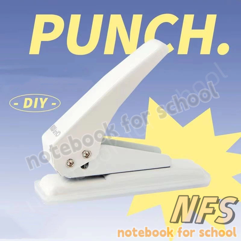 Single Hole Puncher Loose-Leaf Paper Binding Punch Piler Round Hole ...