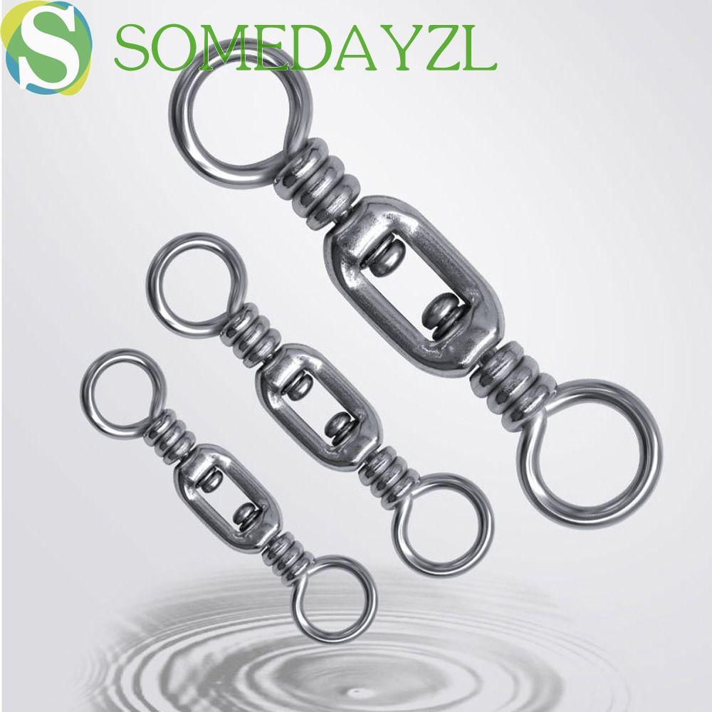 SOMEDAYZL Fishing Swivels, Snap Rolling Ball Bearing Fishing Connector ...