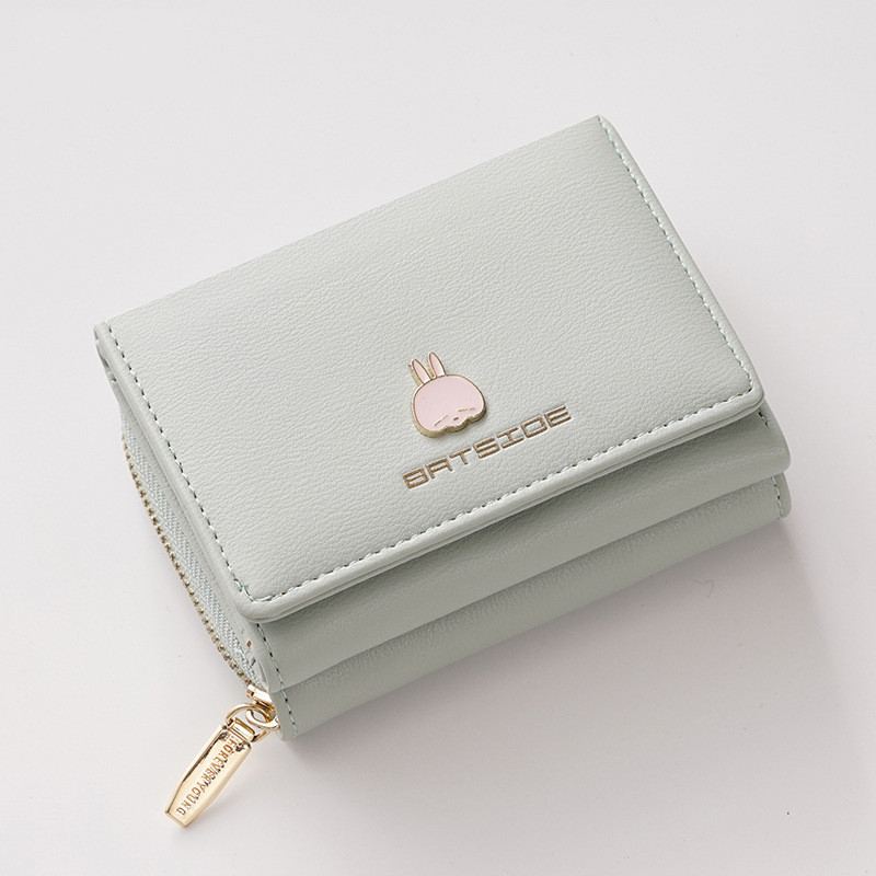mini wallet for woman Female Short Cute Foldable Student One Small ...