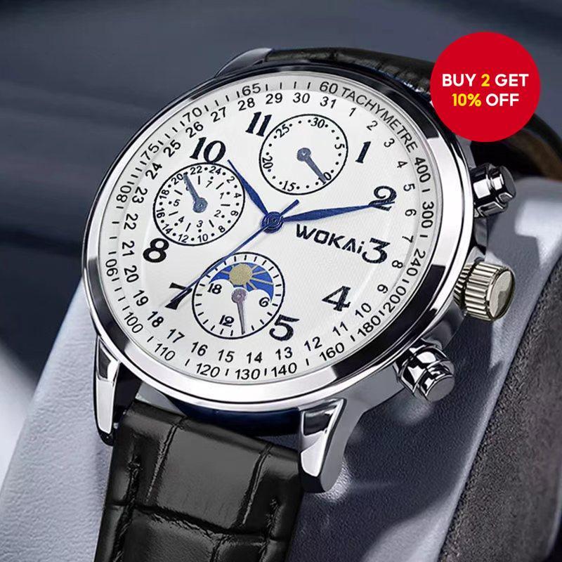 Trendy Men's Versatile Quartz Watch - Perfect Gift Choice | Shopee ...
