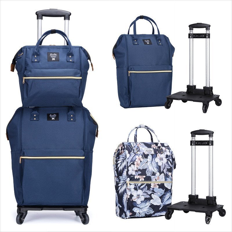 20Detachable Foldable Double-Back Trolley Backpack Travel Bag Mother ...