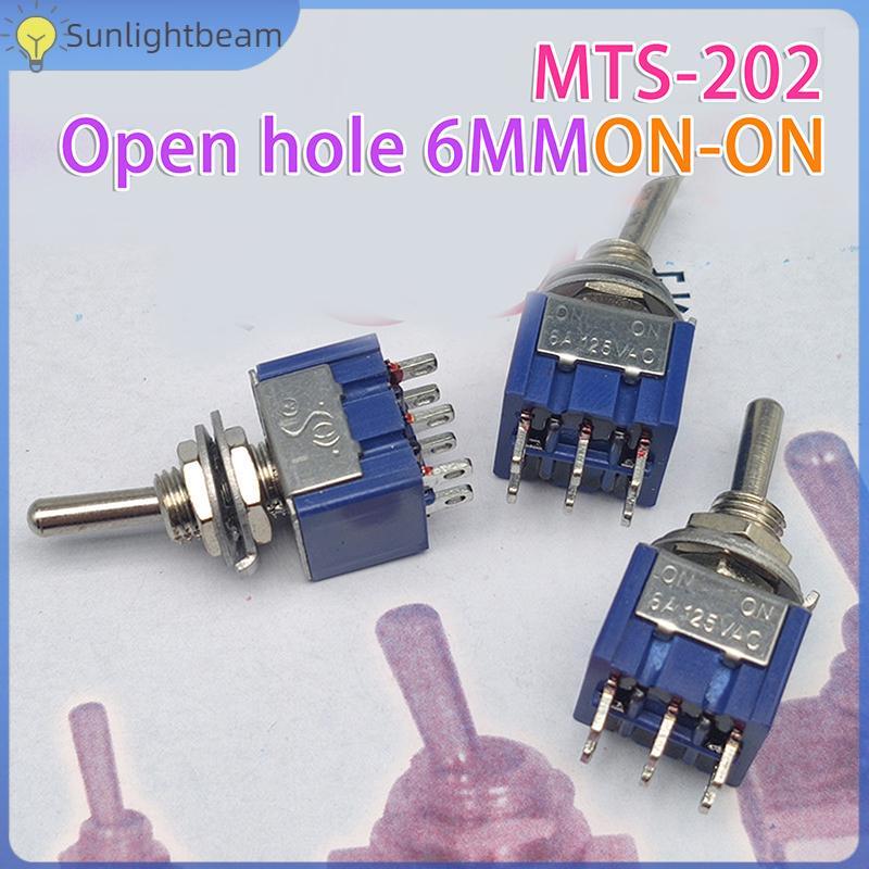 # Light # Miniature Lever Toggle Switch Single Pole Double Throw ON-OFF ...