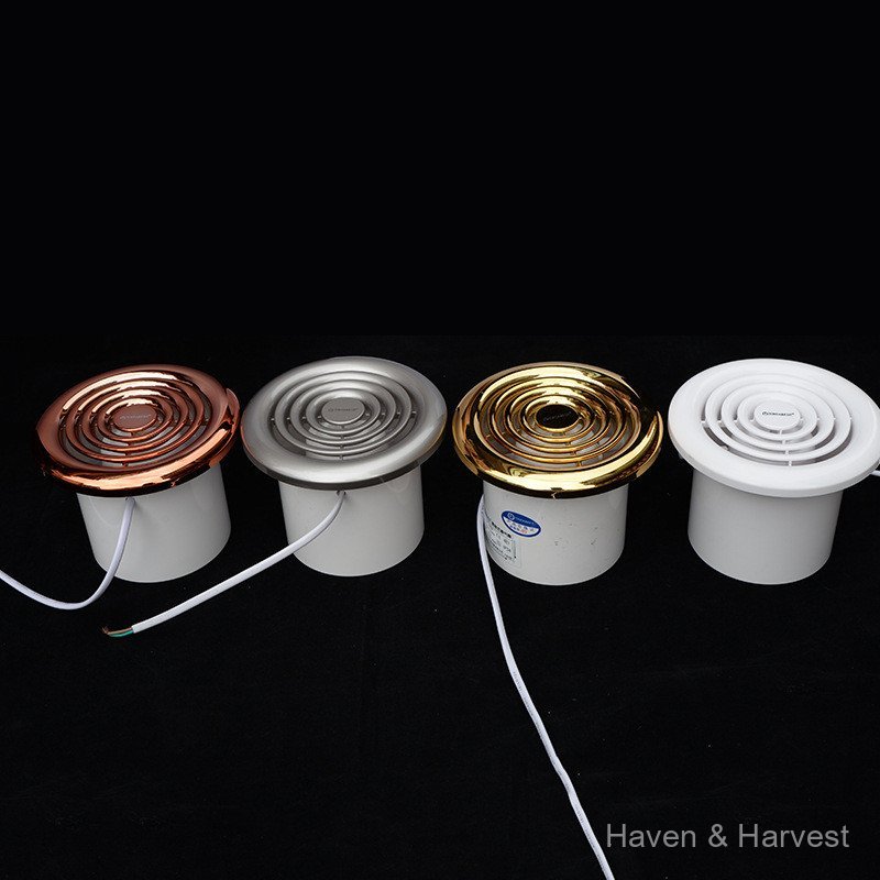 Small Kitchen Exhaust Fan Wall-Mounted Ventilation Fan Extractor Fan ...