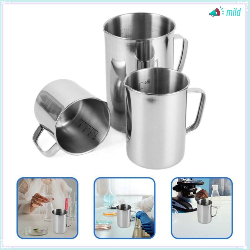 MILD Laboratory Beaker, Large Capacity Scale Graduation Measuring Cups ...