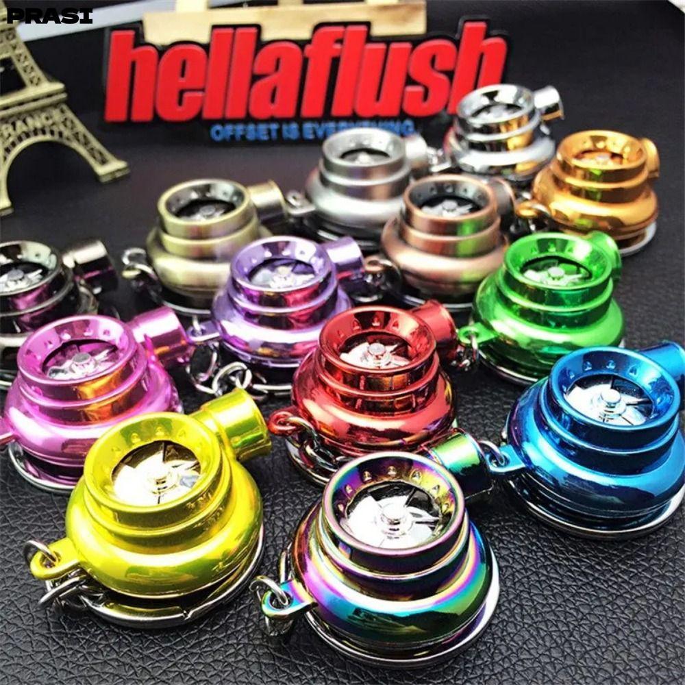 PRASI 1Pcs Key Ring, LED Sound Turbine Turbo Keychain, Car Turbo Shaped ...