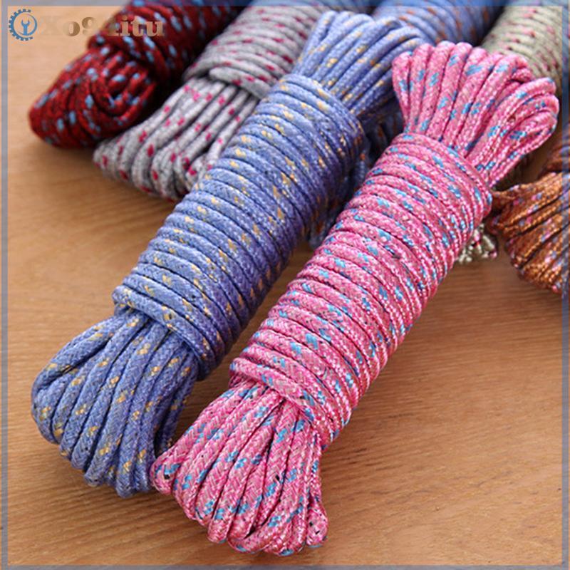 XOITU 5/10M Clothesline Clothes Drying Rope Portable Travel Clothesline ...