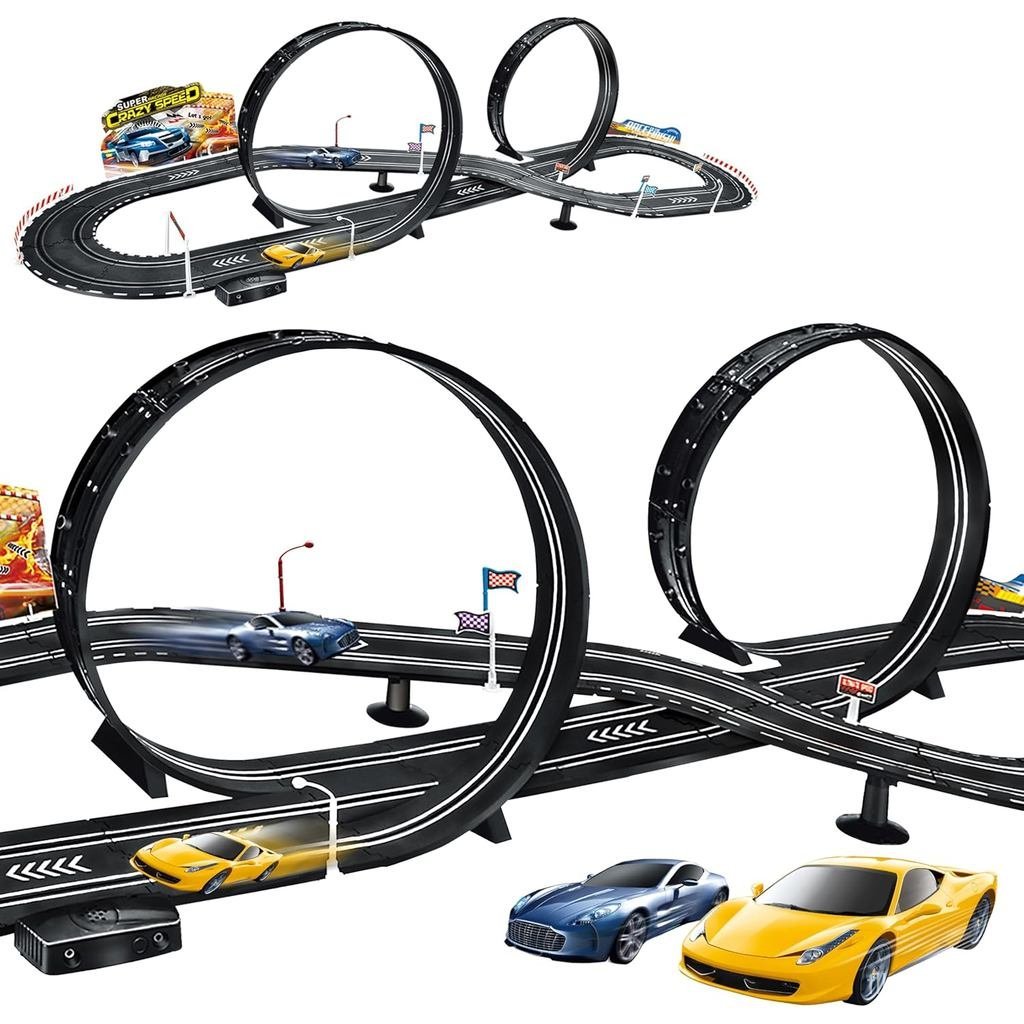 Kids Toy-Electric Powered Slot Car Race Track Set Boys Toys for 6 7 8 ...