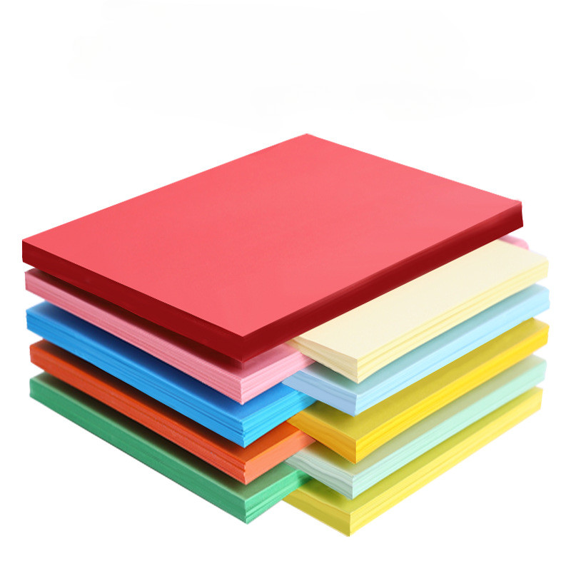 50pcs 180gsm Color Hard Cardboard A4 Copy Paper Crafting Decoration ...